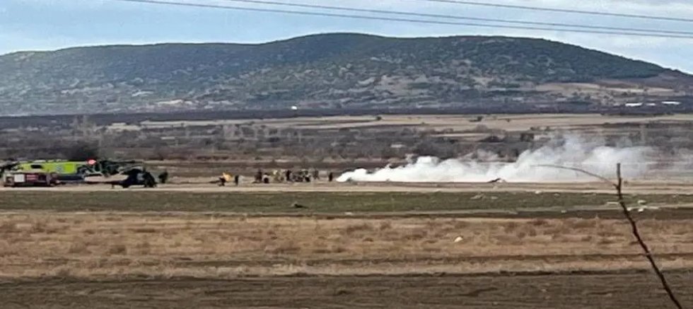 Askeri helikopter düştü Şehitlerimiz var