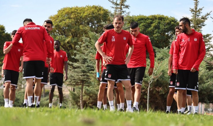 Sivasspor fitness salonunda çalıştı