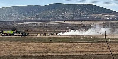 Askeri helikopter düştü Şehitlerimiz var